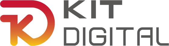 Logotipo de KITDIG, una marca enfocada en soluciones digitales innovadoras y tecnología avanzada.